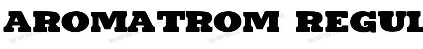 Aromatrom Regular字体转换